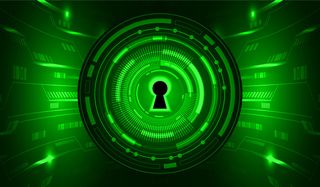 绿色网络电路未来技术概念背景