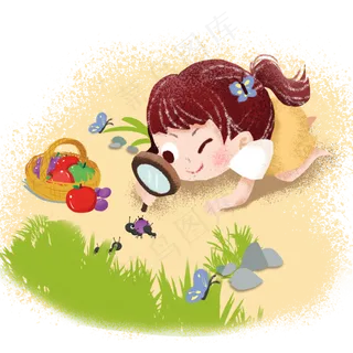 儿童节回忆童年观察蚂蚁