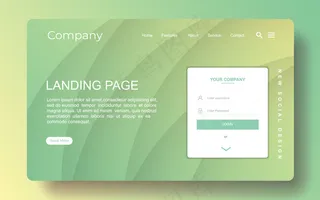 带有抽象的登录页