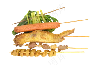 美食烤串组合