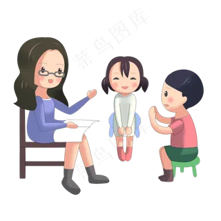 教师节手绘老师学生