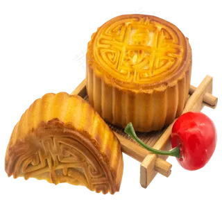 圆形中秋节月饼