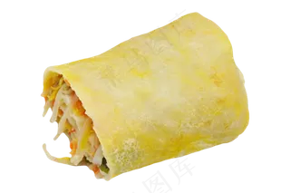 黄色美味春卷