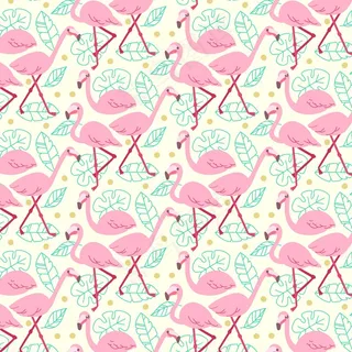 火烈鸟图案系列概念