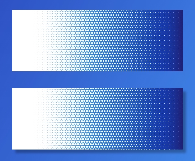 抽象的蓝白相间的条幅背景