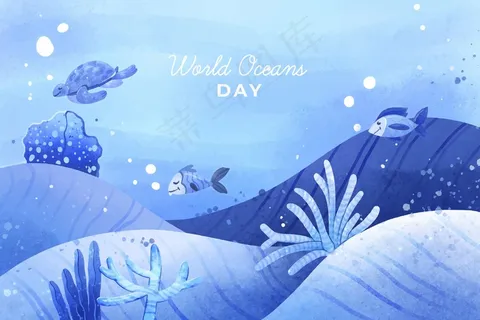 世界海洋日概念 世界海洋日概念