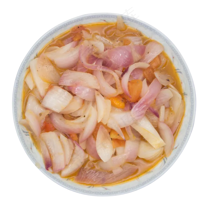 一盘美食炒洋葱(2000*2000px 300 dpi )