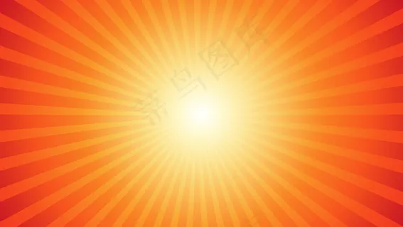 抽象黄色变焦线背景