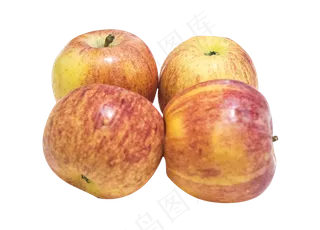 四个新鲜水果苹果