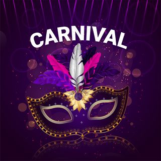 逼真的狂欢面具