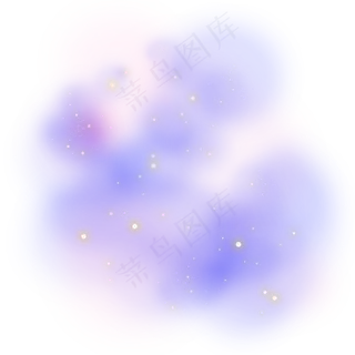 紫色星空光效