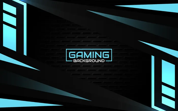 抽象的未来黑色和蓝色游戏背景eps,ai矢量模版下载