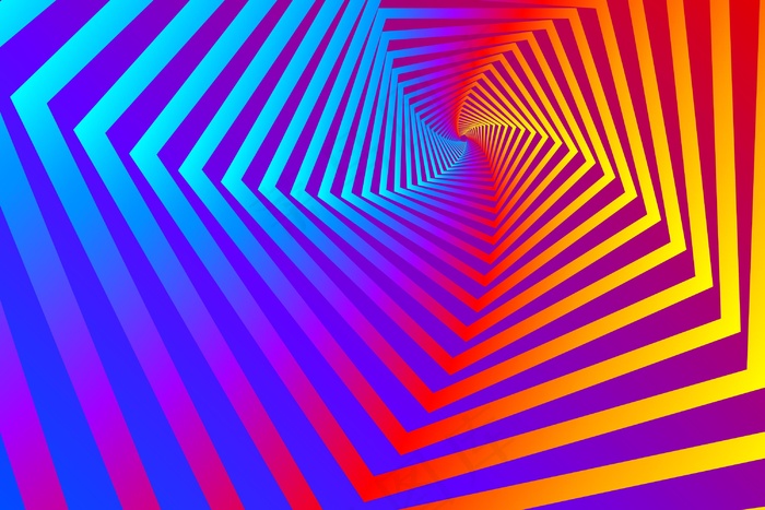 迷幻性视错觉背景eps,ai矢量模版下载