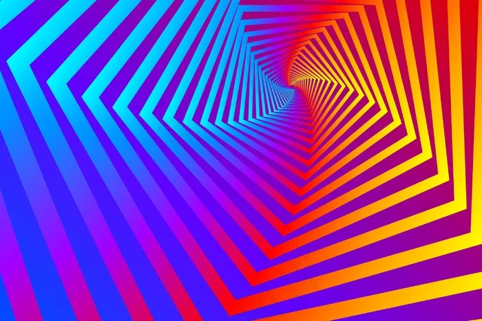 迷幻性视错觉背景eps,ai矢量模版下载