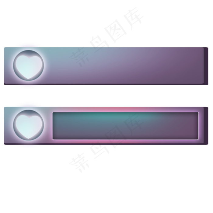 情人节深紫色文字框(2000X2000(DPI:299))psd模版下载