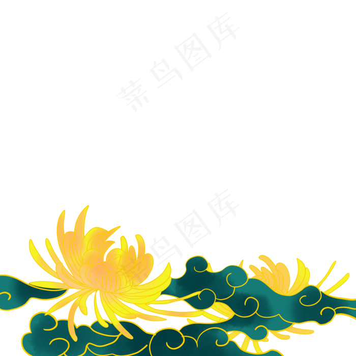 重阳节底边(2000X2000(DPI:300))psd模版下载