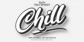 冷却可编辑的文字效果