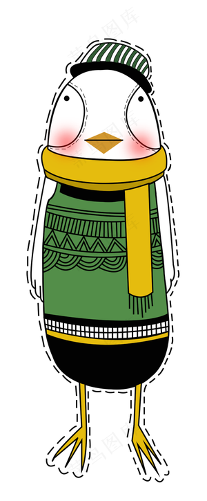 秋分季节卡通手绘