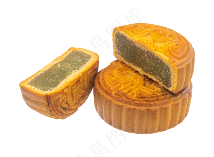 黄色哈密瓜月饼