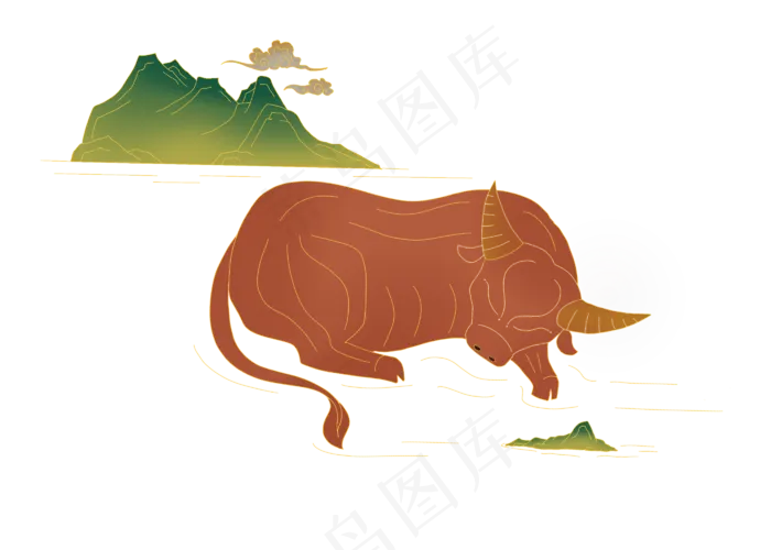 牛年新年春节(2800X2000(DPI:300))psd模版下载