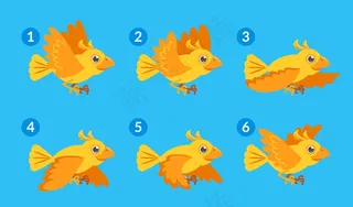 卡通人物动画框架