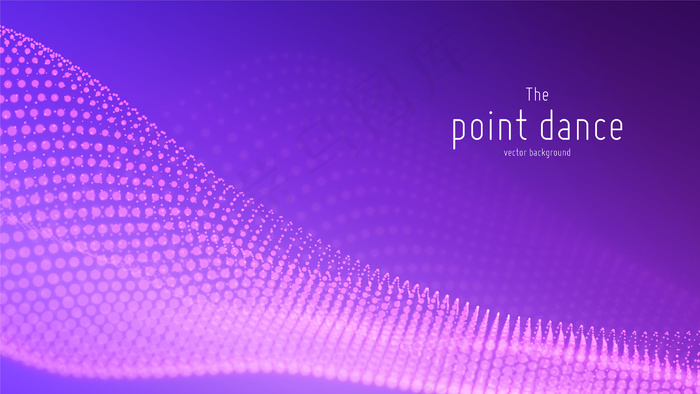 技术数字飞溅或爆炸的数据点背景。点舞波形。网络用户界面，hud元素。