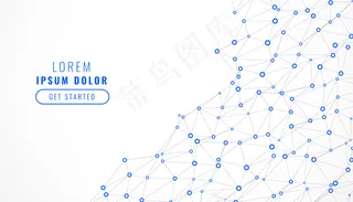 低保利数字网络网格线背景