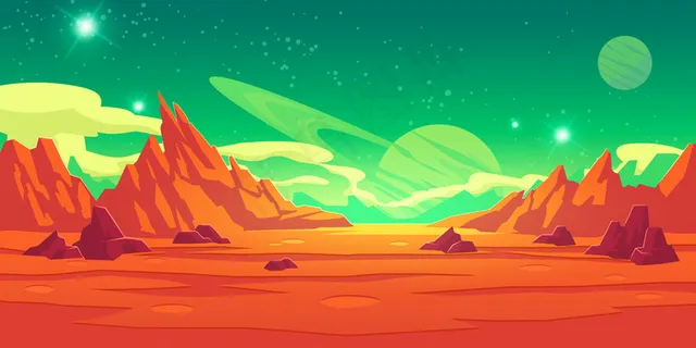 火星景观,外星,火星背景 火星景观,外星,火星背景