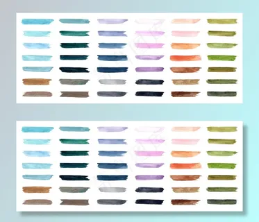 彩色水彩笔画集