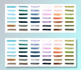 彩色水彩笔画集