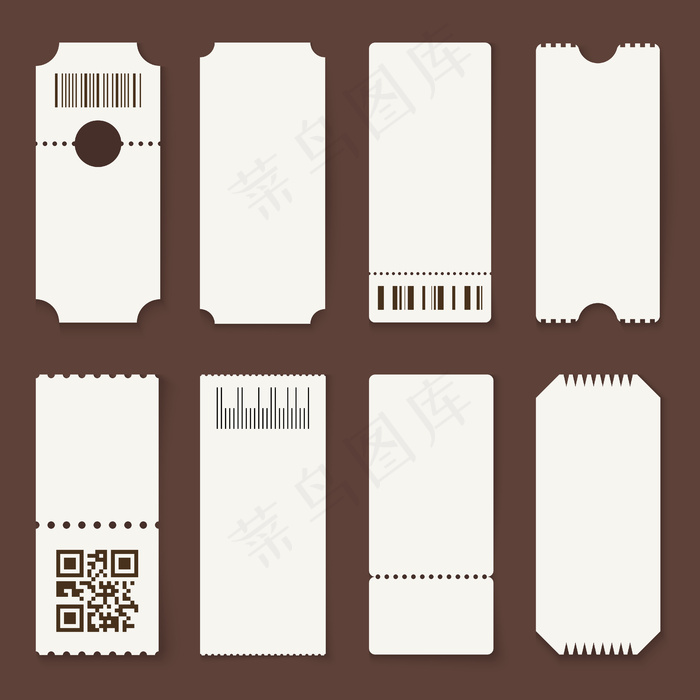 空白票。音乐会剧院或飞机空纸票，电影入场券一张。彩票隔离3d s