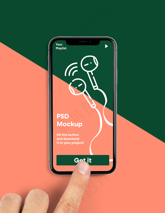 Iphone psd模型样机psd模版下载