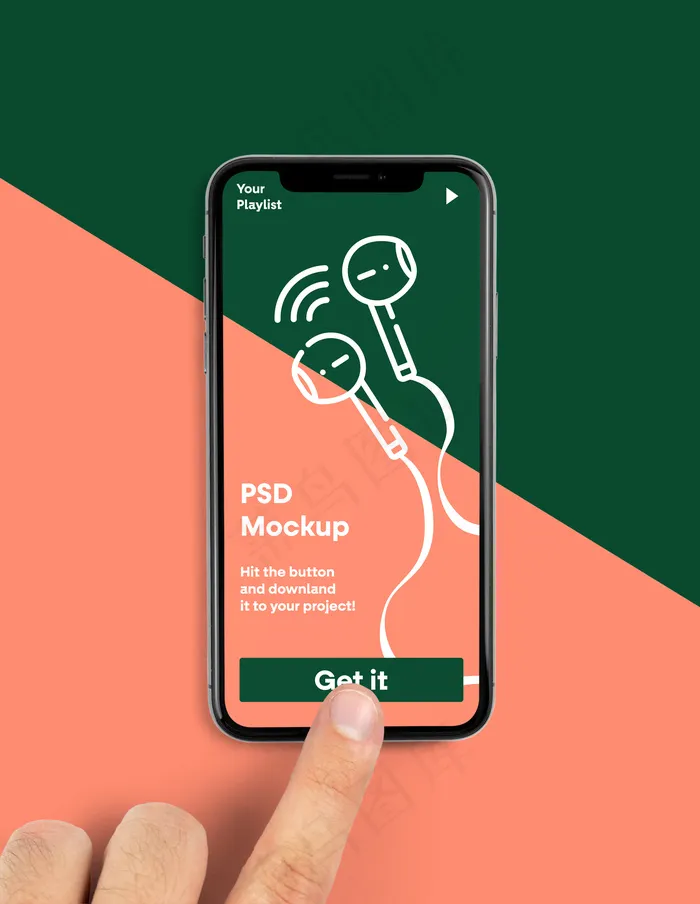 Iphone psd模型样机psd模版下载