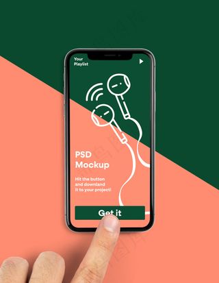 Iphone psd模型样机