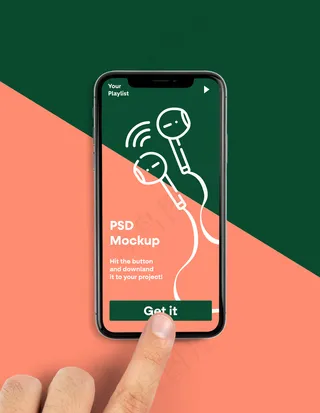 Iphone psd模型样机