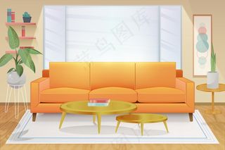 用于视频会议的家庭内部背景