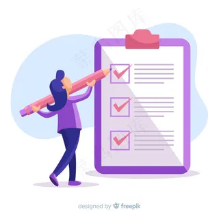 从事核对表背景工作的妇女