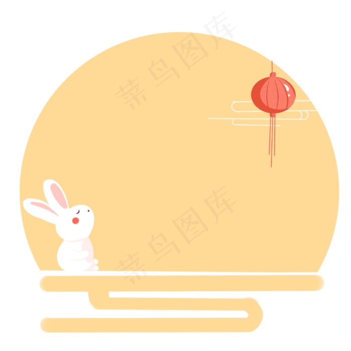 中秋佳节月亮边框