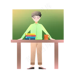 教师节老师上课黑板素材