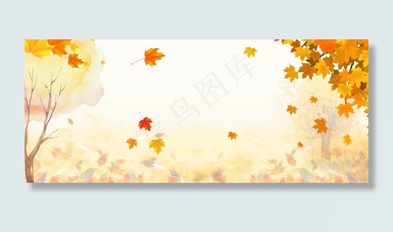 立体字促销金秋欢乐购展板矢量设计(1920*800px 	       )psd模版下载