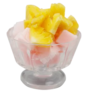 一碗水果菠萝块