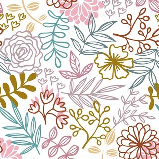 素描花卉图案 素描花卉图案