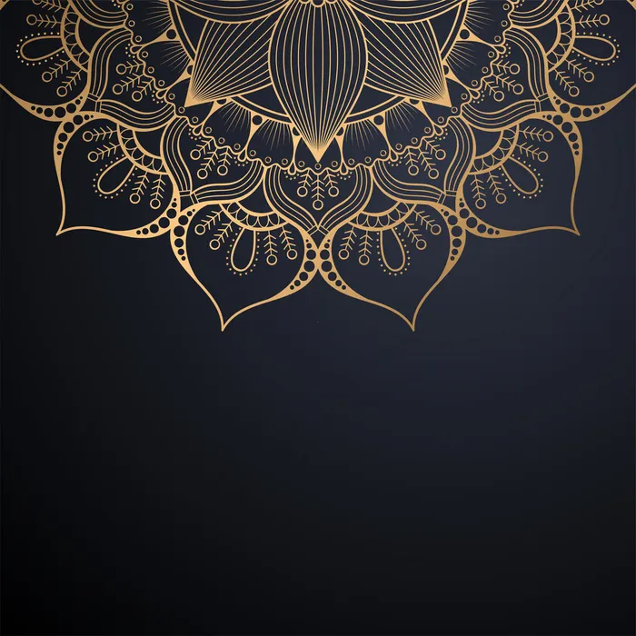 金色矢量豪华装饰曼荼罗设计背景eps,ai矢量模版下载