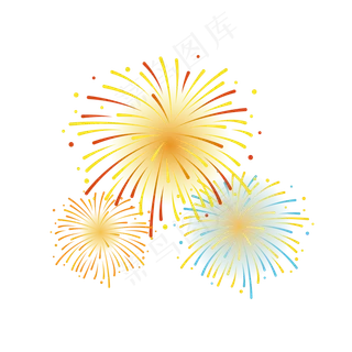 节日庆祝烟花礼花