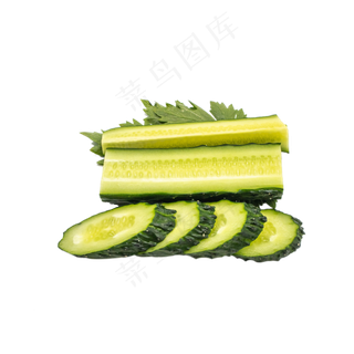 新鲜绿色黄瓜蔬菜