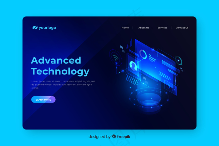 高级技术概念登录页