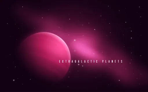 深空科幻抽象气态巨星云矢量图。