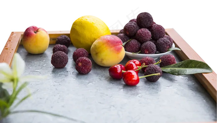 水果拼盘(2000X1136(DPI:300))psd模版下载