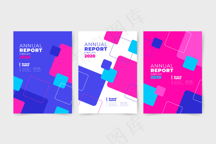 色彩斑斓的抽象年报