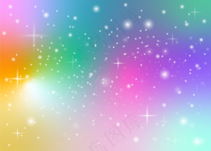 彩虹粉彩背景